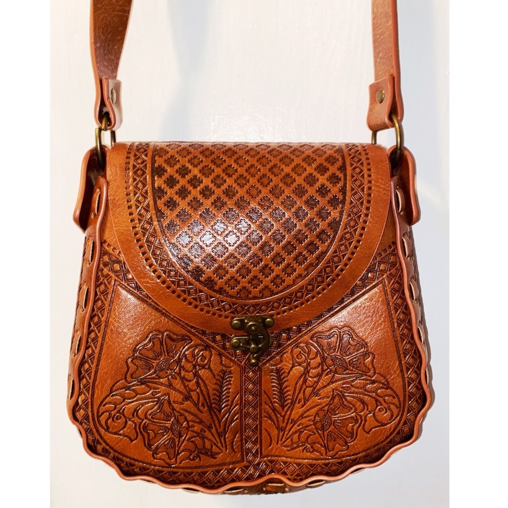 Alma Mia Genuine Leather Shoulder Bag